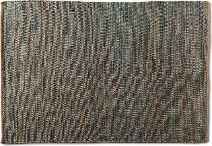 Wholesale Interiors Indoor Rugs - Michigan Modern and Contemporary Blue Handwoven Hemp Blend Area Rug