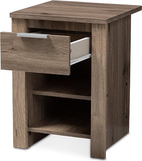 Wholesale Interiors Nightstands & Side Tables - Laverne Nightstand Oak Brown