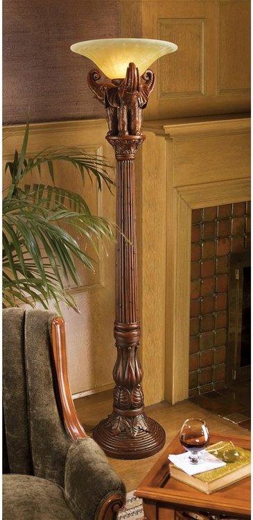 Lord Earl Houghtons Elephant Floor Lamp