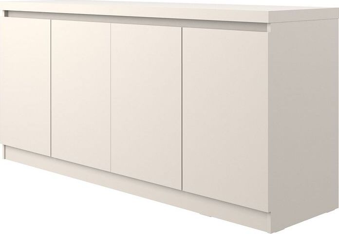 Manhattan Comfort Buffets & Sideboards - Viennese 62.99 in. 6- Shelf Buffet Cabinet in Off White
