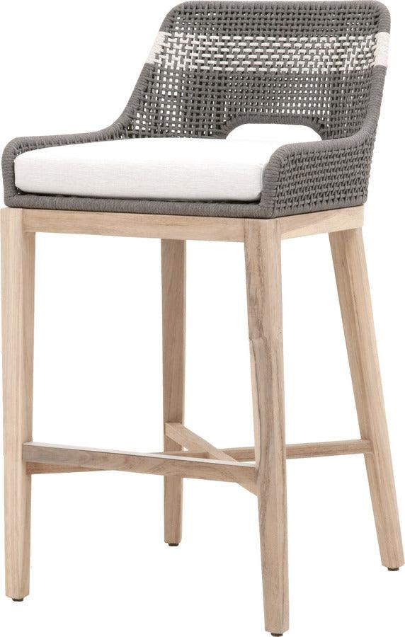 Essentials For Living Outdoor Barstools - Tapestry Outdoor Barstool Gray Teak