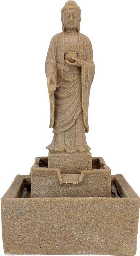 Design Toscano Fountains - Buddha Fountain Square Base W/ Led