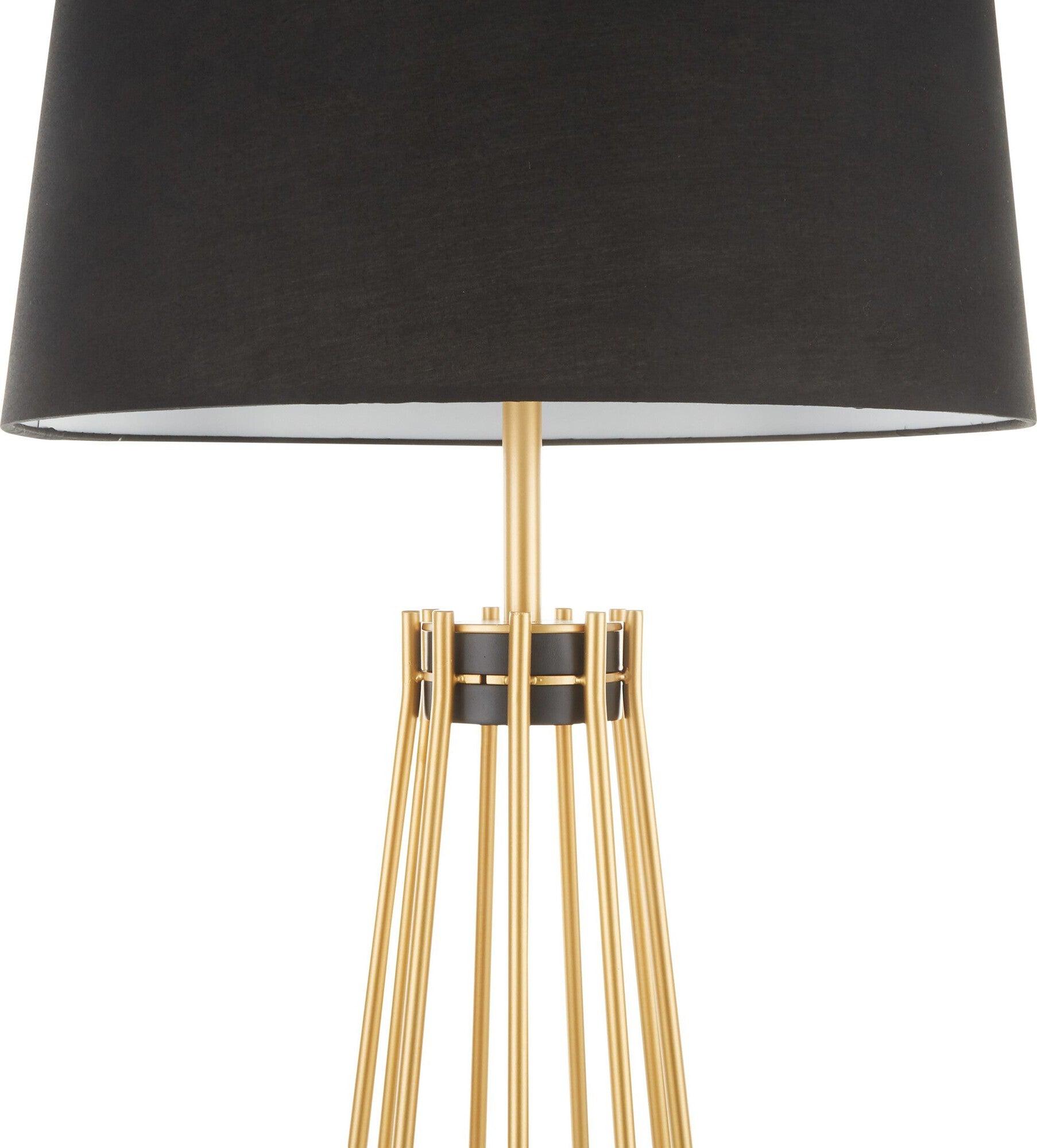 Lumisource Floor Lamps - Canary Floor Lamp Gold & Black
