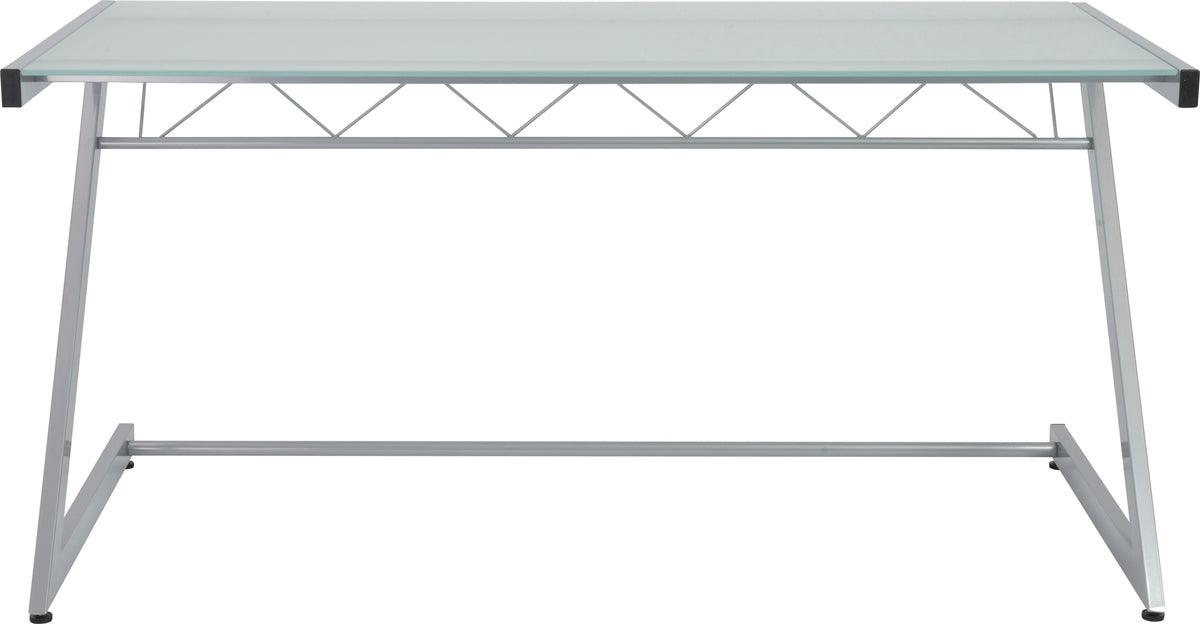 Euro Style Desks - Z Deluxe 61"x 30" Large Desk Silver