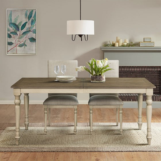 Olliix.com Dining Sets - Dining Set Brown/Distressed White