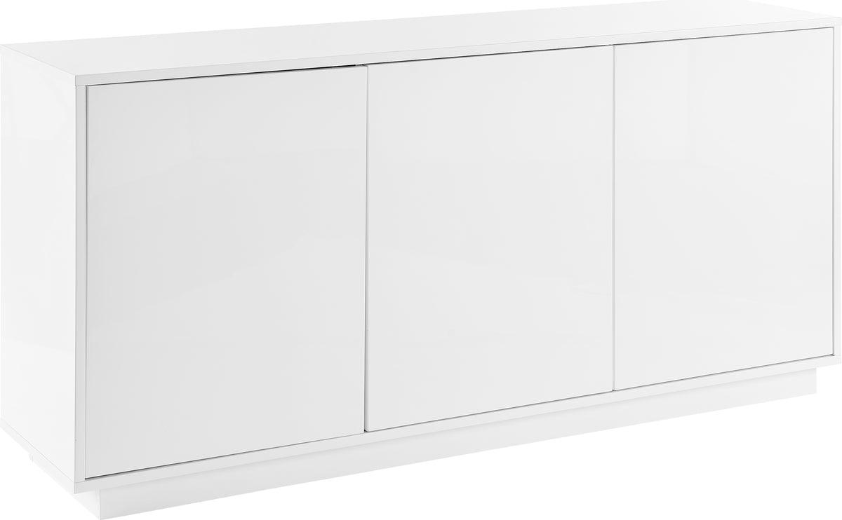 Euro Style Buffets & Sideboards - Tresero Sideboard in High Gloss White