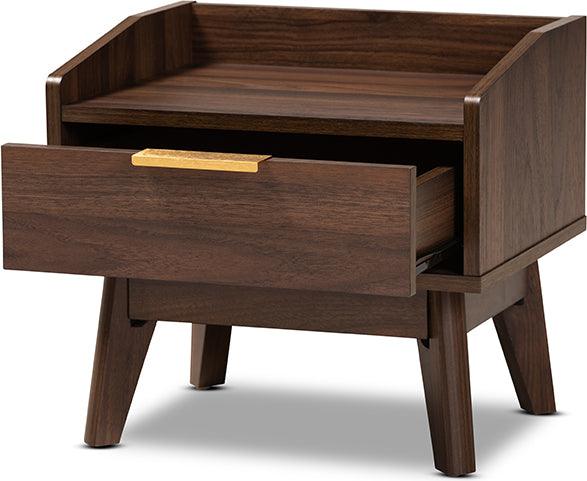 Wholesale Interiors Nightstands & Side Tables - Lena Nightstand Walnut