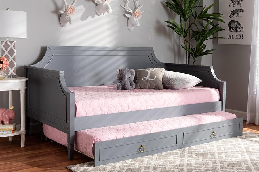 Wholesale Interiors Daybeds - Mariana 41.5" Daybed Gray
