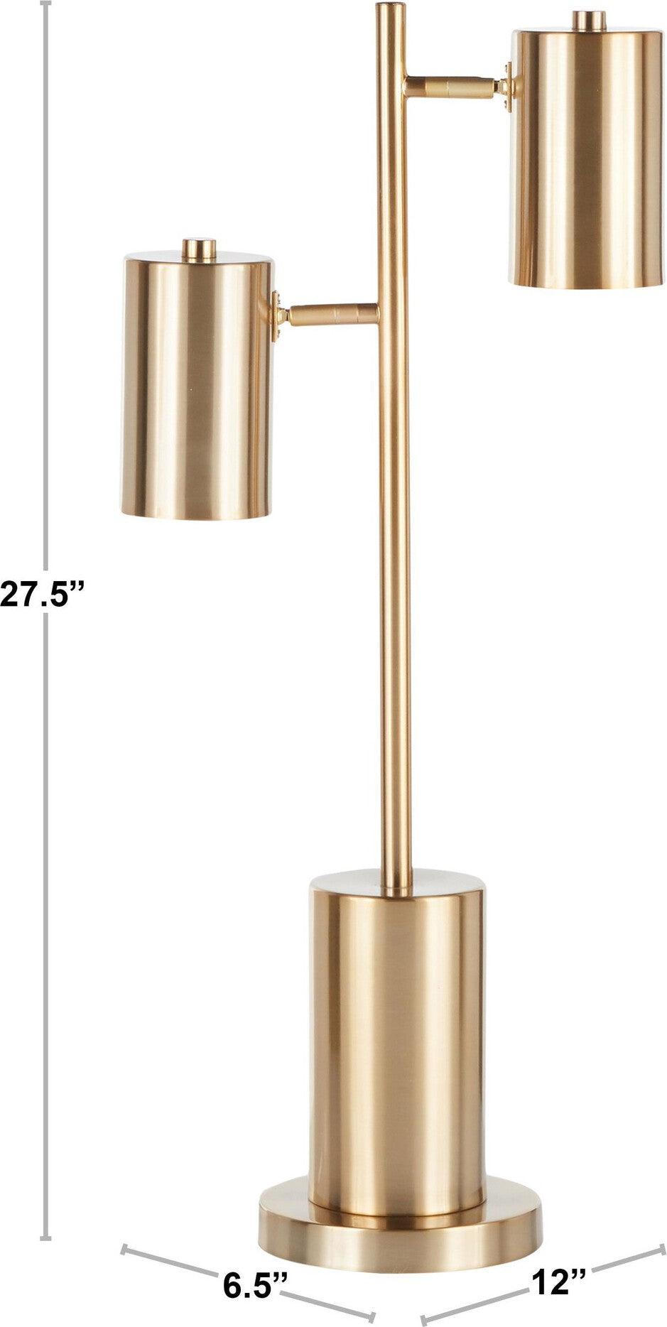Lumisource Table Lamps - Cannes Table Lamp Gold