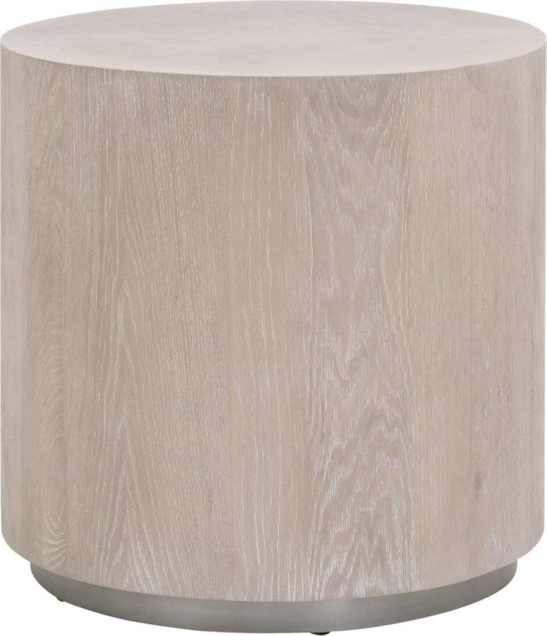 Essentials For Living Side & End Tables - Roto Large End Table Natural Gray