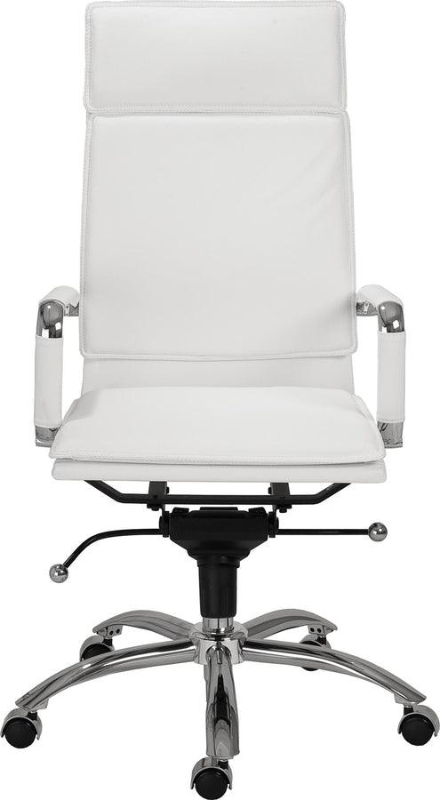 Euro Style Task Chairs - Gunar Pro High Back Office Chair White