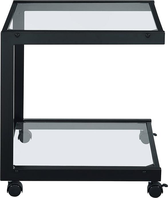 Euro Style File Cabinets - Caesar Printer Cart Black