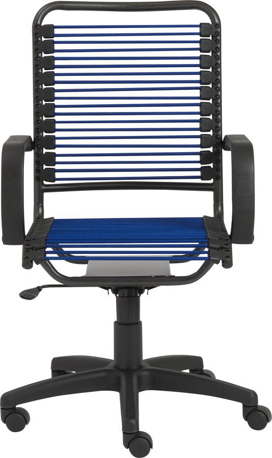 Euro Style Task Chairs - Bradley High Back Bungie Office Chair Blue & Graphite