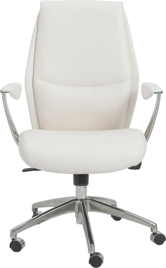 Euro Style Task Chairs - Crosby Low Back Office Chair White