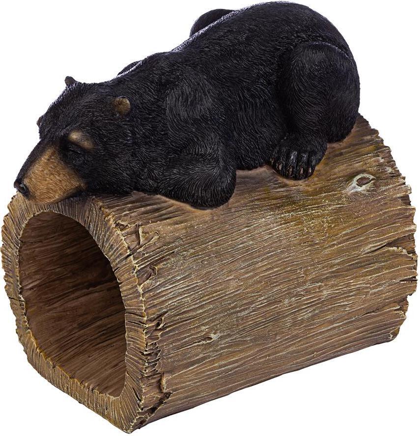 Design Toscano Gutter Guardian - Black Bear Gutter Guardian Downspout