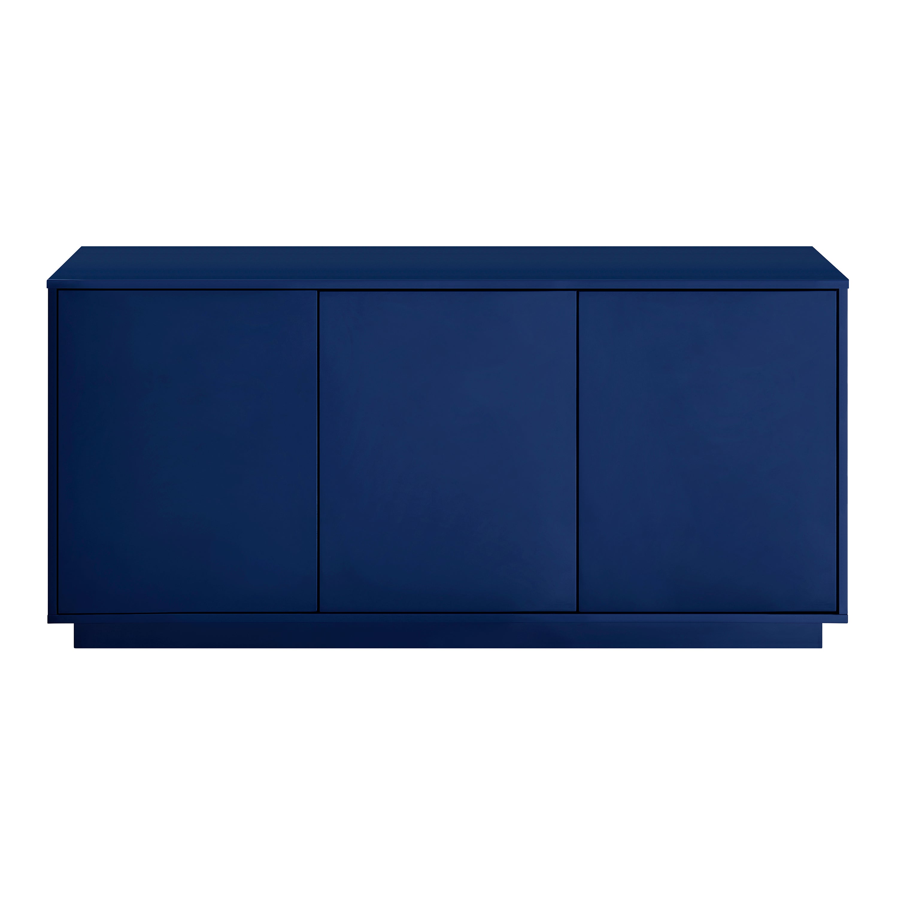 Euro Style Buffets & Sideboards - Tresero 65" Sideboard in High Gloss Deep Blue