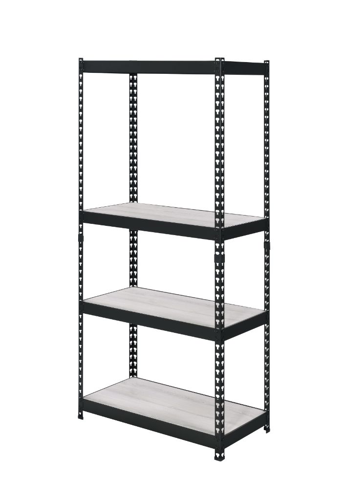 ACME Bookcases & Display Units - ACME Decmus Bookshelf, Natural & Black Finish