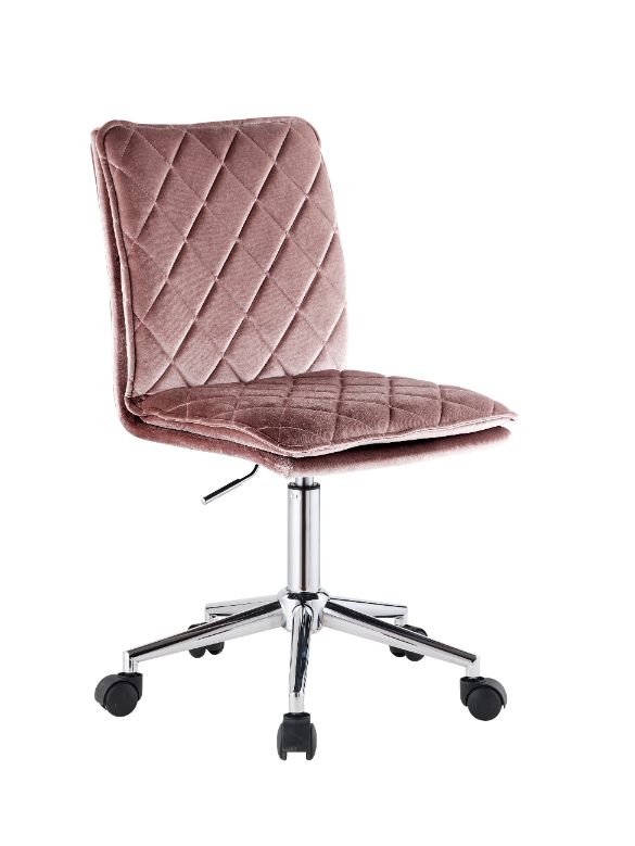 ACME Task Chairs - ACME Aestris Office Chair, Pink Velvet