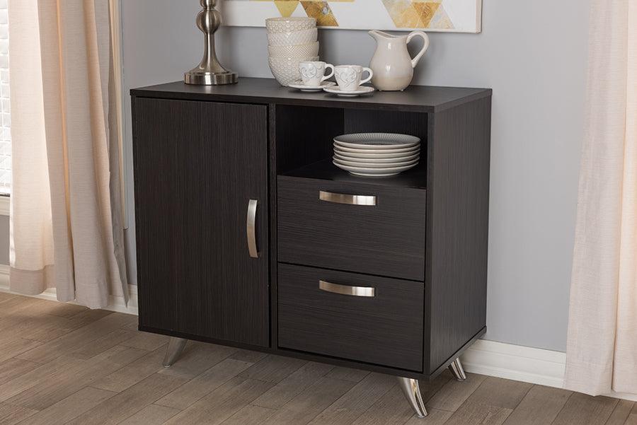 Wholesale Interiors Buffets & Sideboards - Warwick Espresso Finished Wood Sideboard Dark Brown