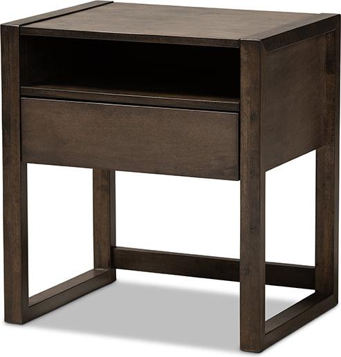 Wholesale Interiors Nightstands & Side Tables - Inicio Nightstand Charcoal brown