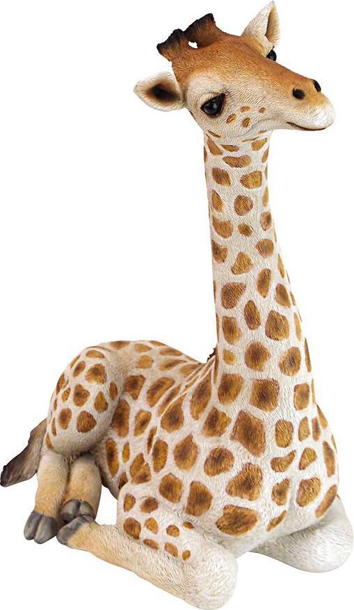 Design Toscano Garden Lovers Gifts - Zari The Resting Giraffe Statue Medium