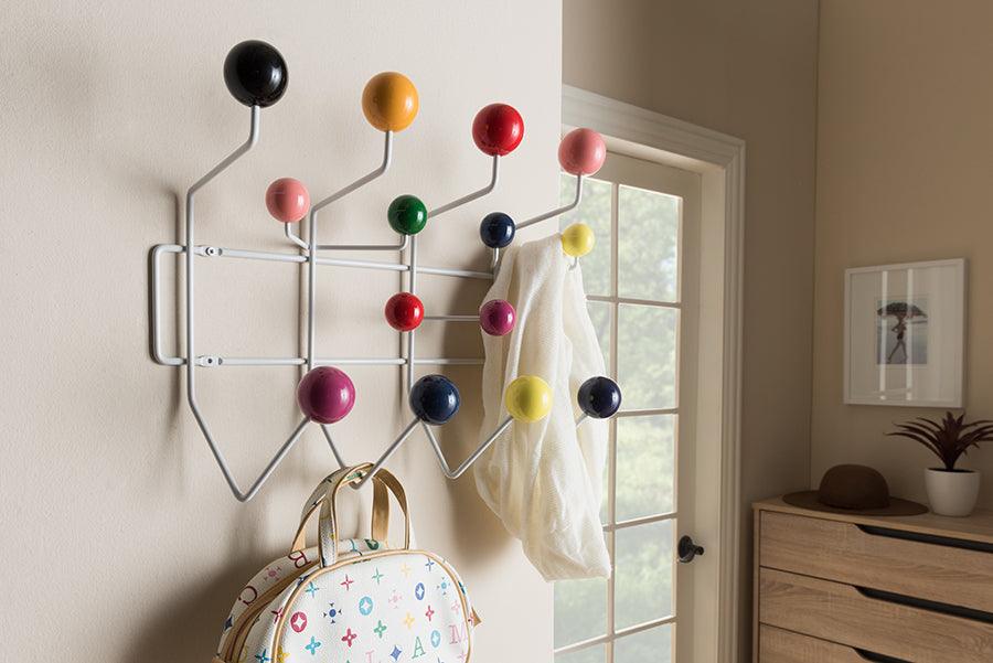 Wholesale Interiors Coat Hangers - Penny Mid-Century Modern Multi-Colored Coat Hanger