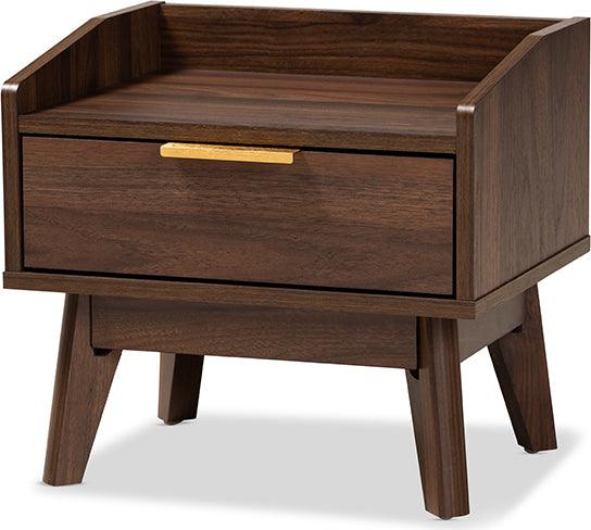 Wholesale Interiors Nightstands & Side Tables - Lena Nightstand Walnut