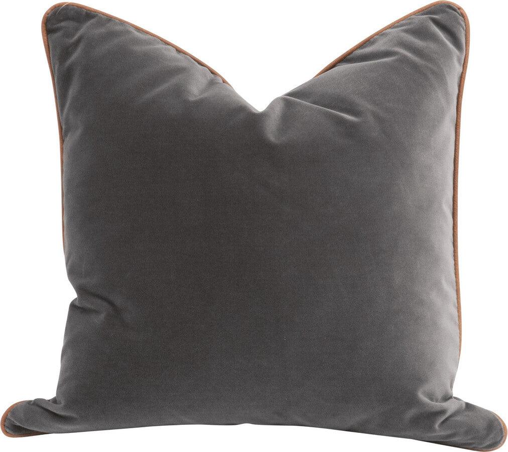 Essentials For Living Pillows & Throws - The Not So Basic 20in Essential Pillow - Dark Dove Velvet