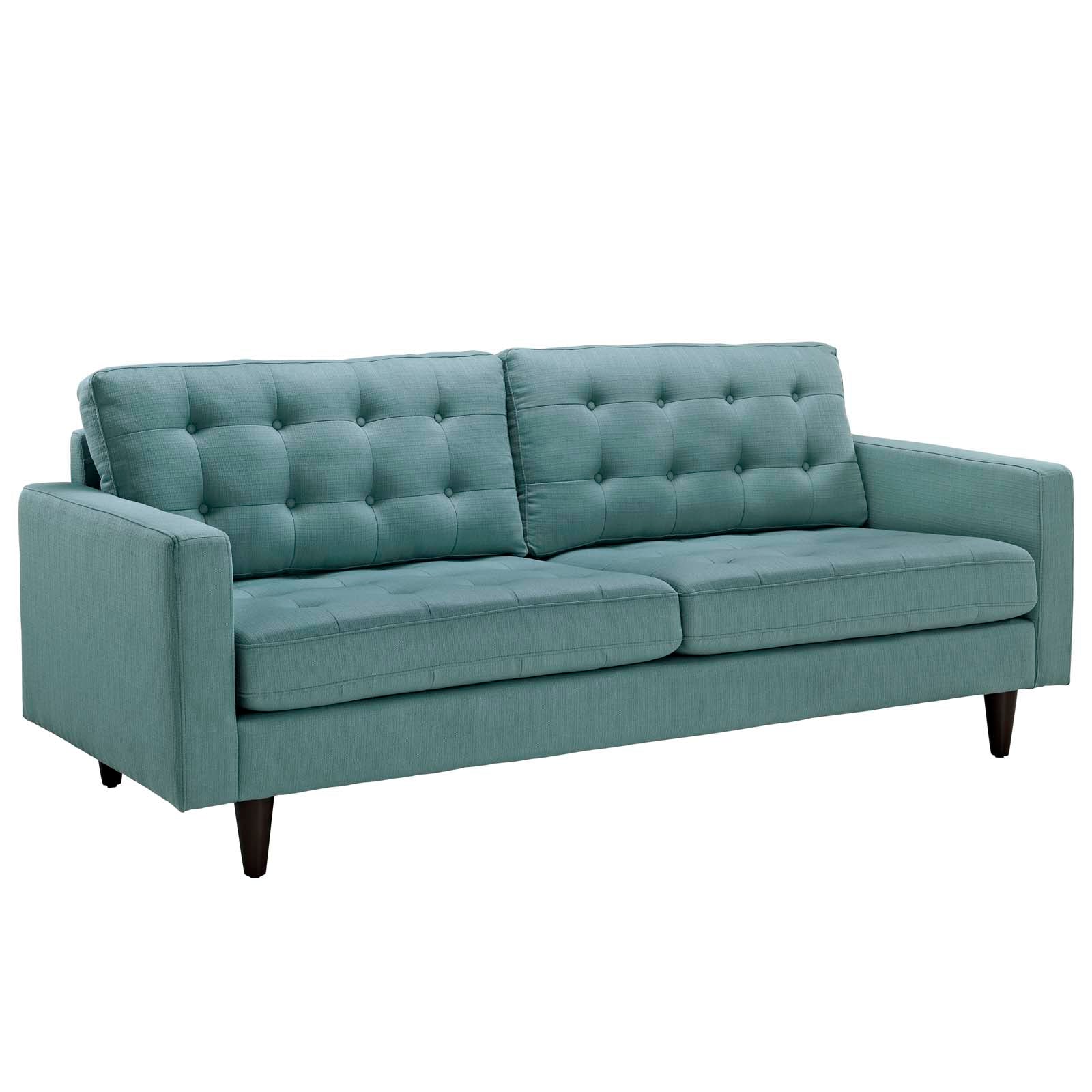 Modway Sofas & Couches - Empress Upholstered Fabric Sofa Laguna