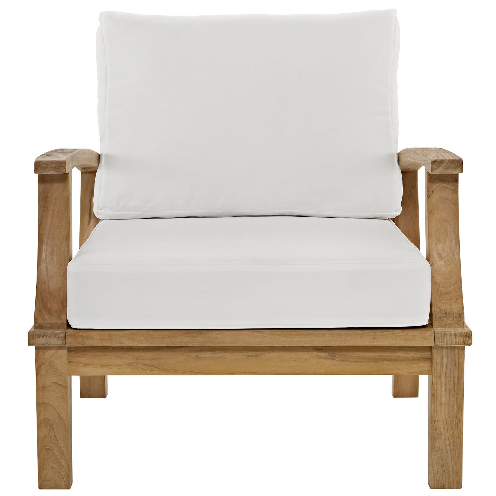 Modway Outdoor Chairs - Marina Outdoor Armchair White & Natural
