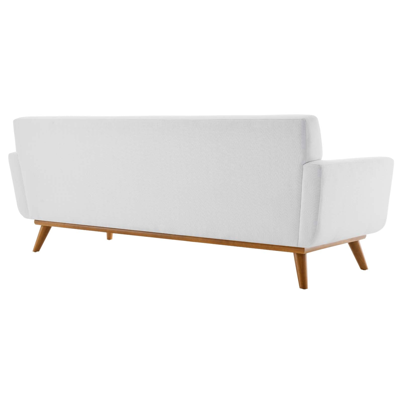Modway Sofas & Couches - Engage Upholstered Fabric Sofa White