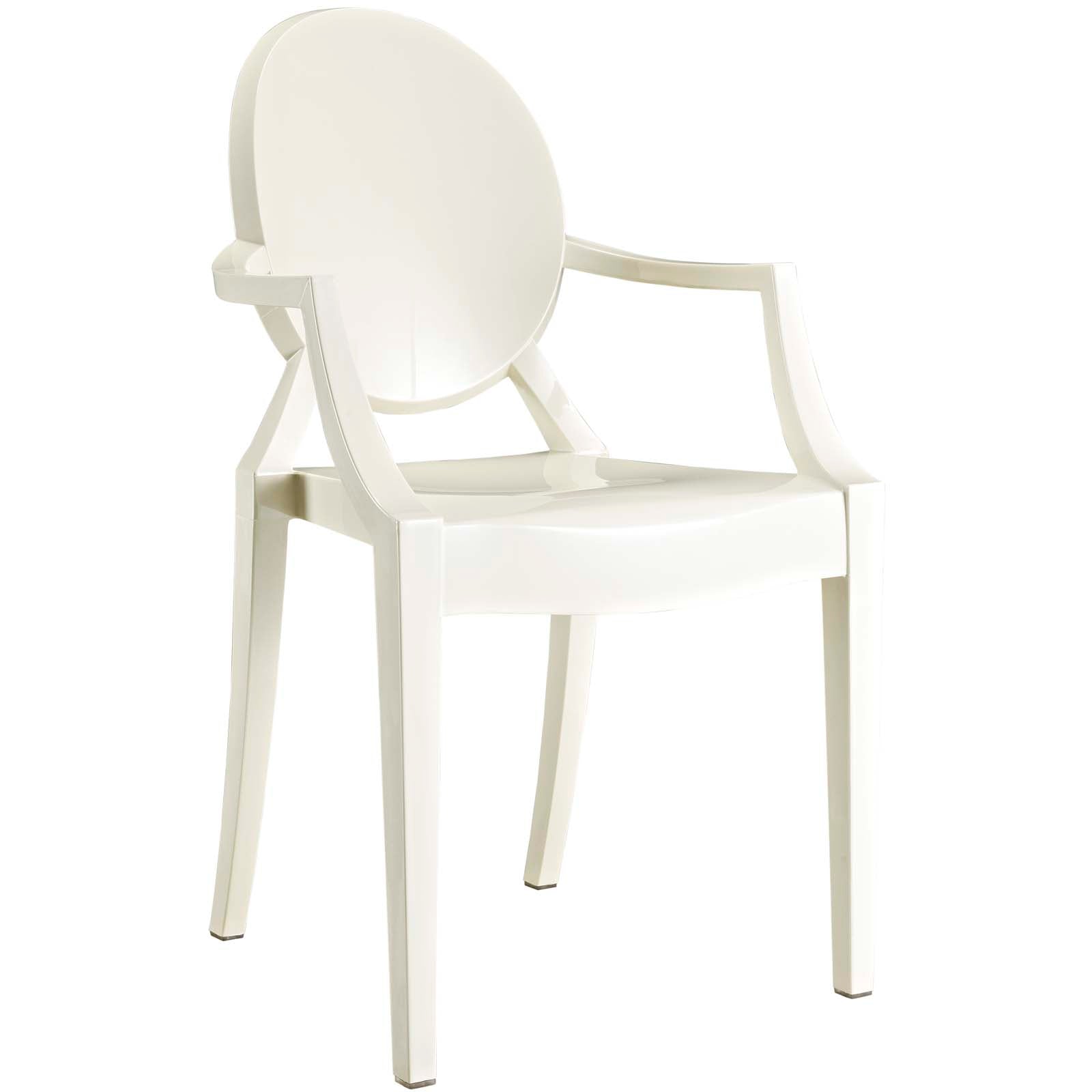Modway Dining Chairs - Casper Dining Armchair White