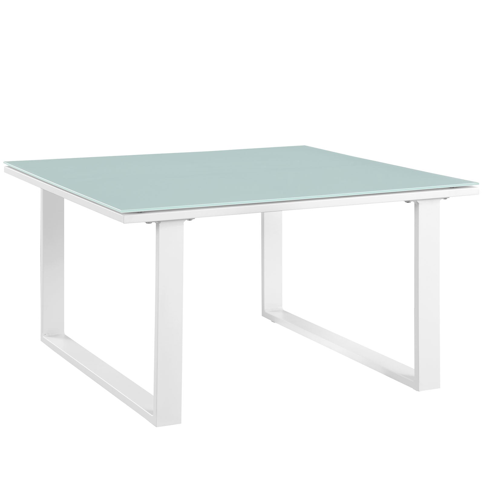 Modway Outdoor Side Tables - Fortuna Outdoor Patio Side Table White