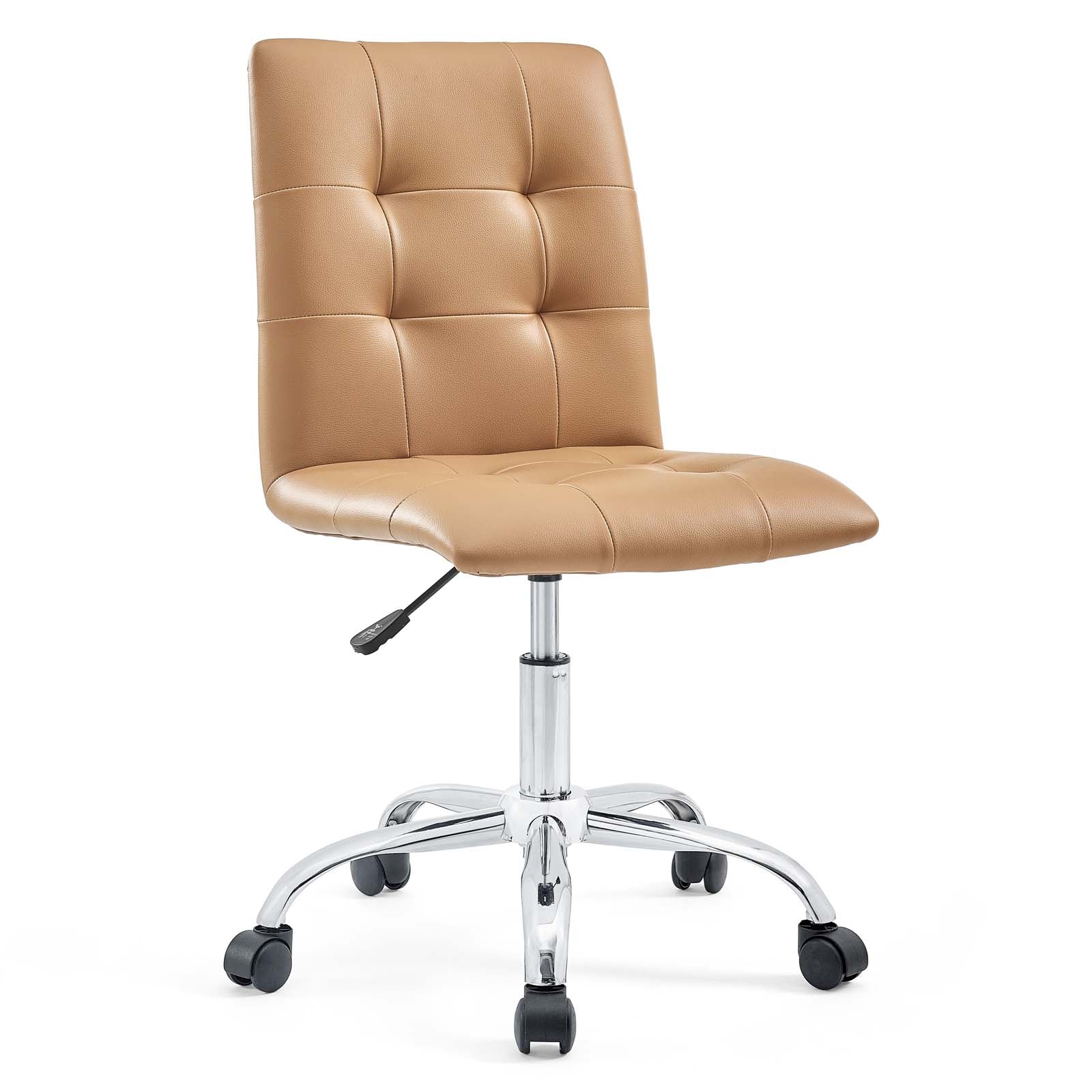 Modway Task Chairs - Prim Armless Mid Back Office Chair Tan