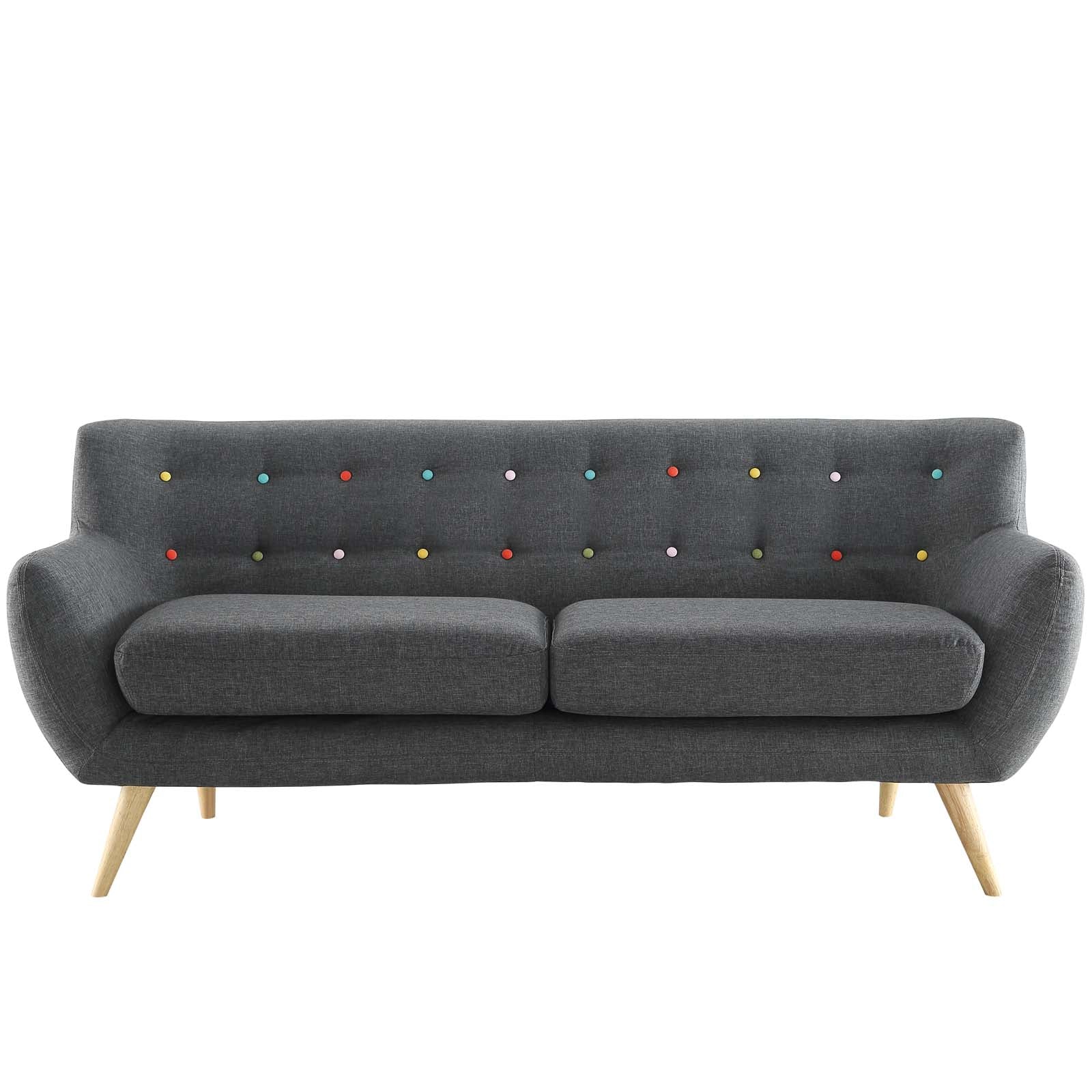 Modway Sofas & Couches - Remark Upholstered Fabric Sofa Gray