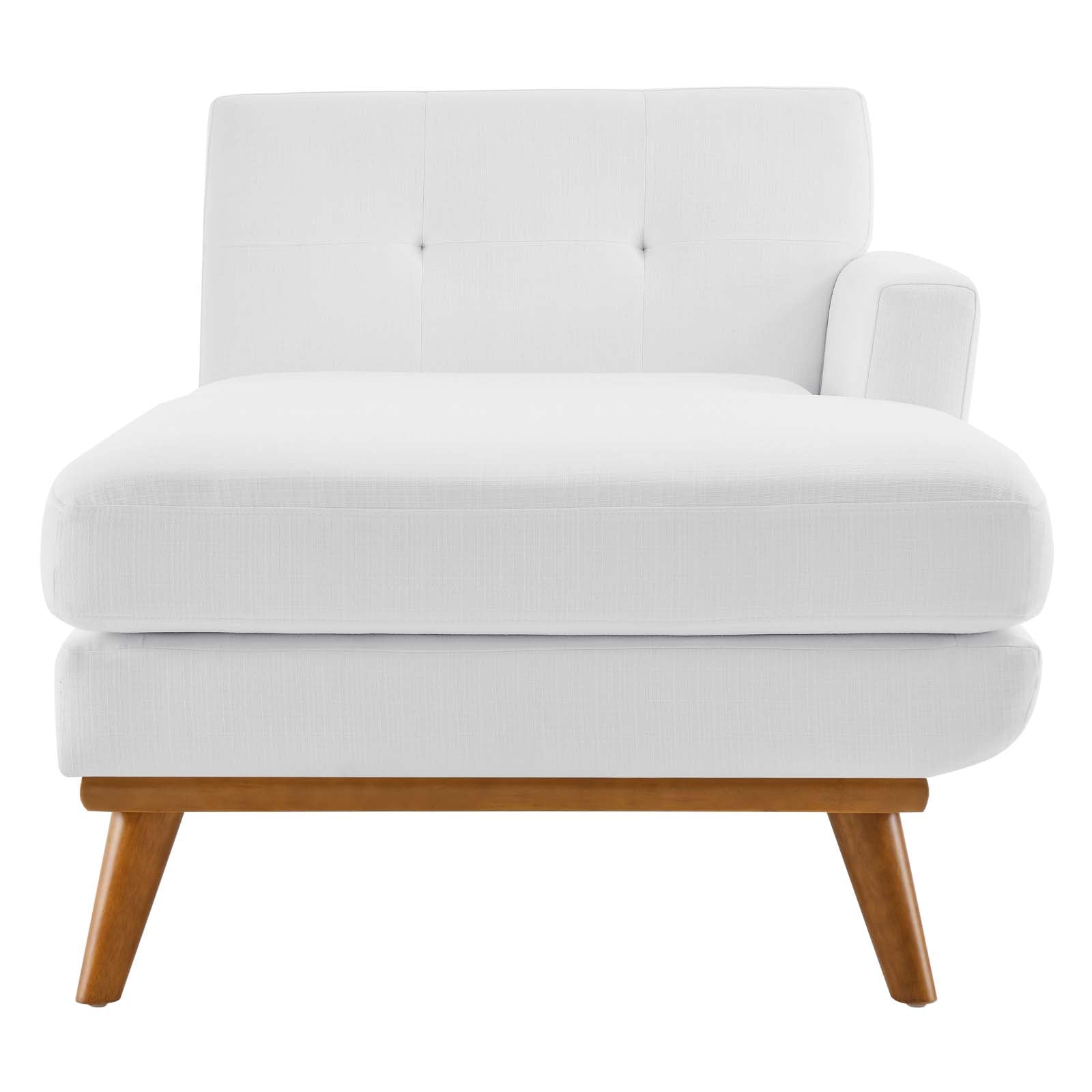 Modway Sleepers & Futons - Engage Right-Facing Upholstered Fabric Chaise White
