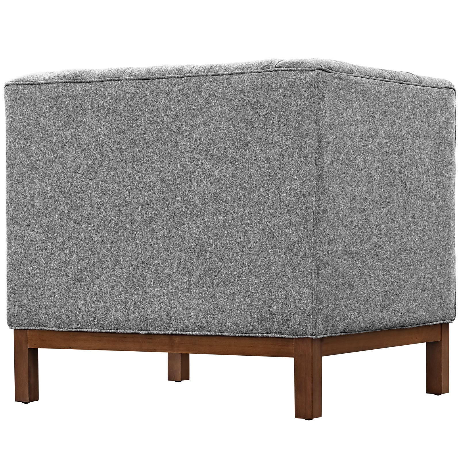 Modway Chairs - Panache Upholstered Fabric Armchair Expectation Gray