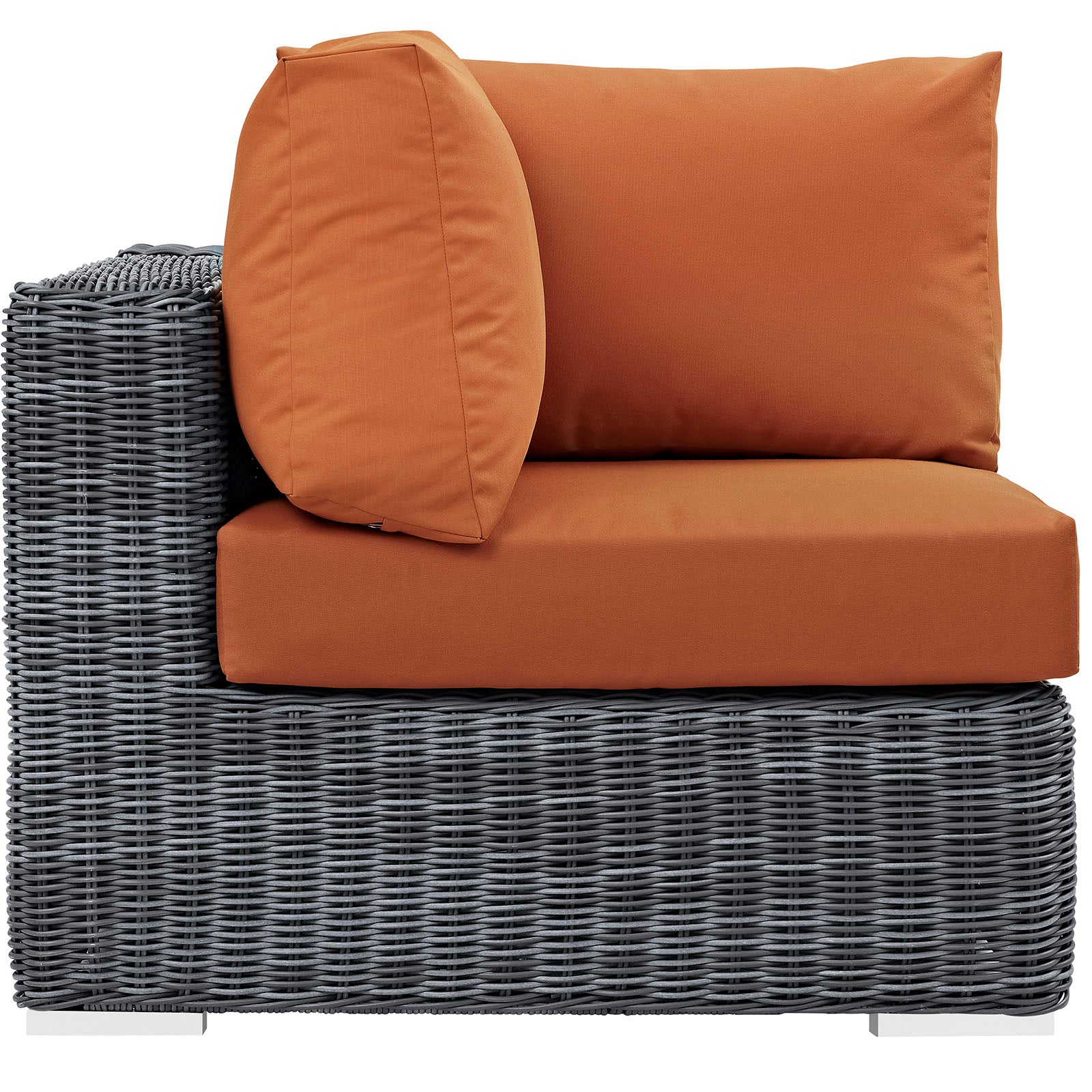 Modway Outdoor Chairs - Summon Outdoor Patio Sunbrella Corner Canvas Tuscan