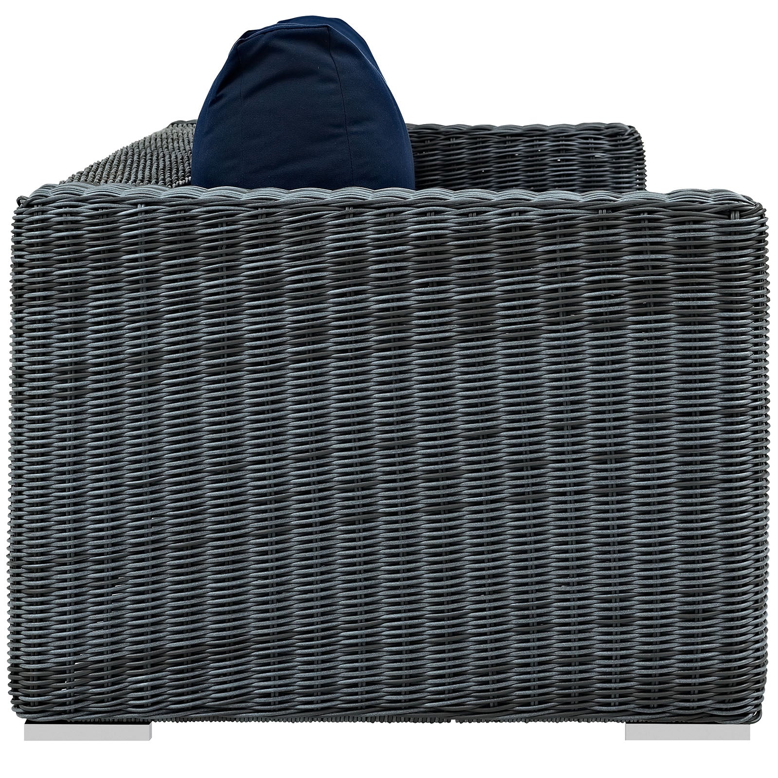 Modway Outdoor Sofas - Summon Outdoor Sofa Canvas Navy