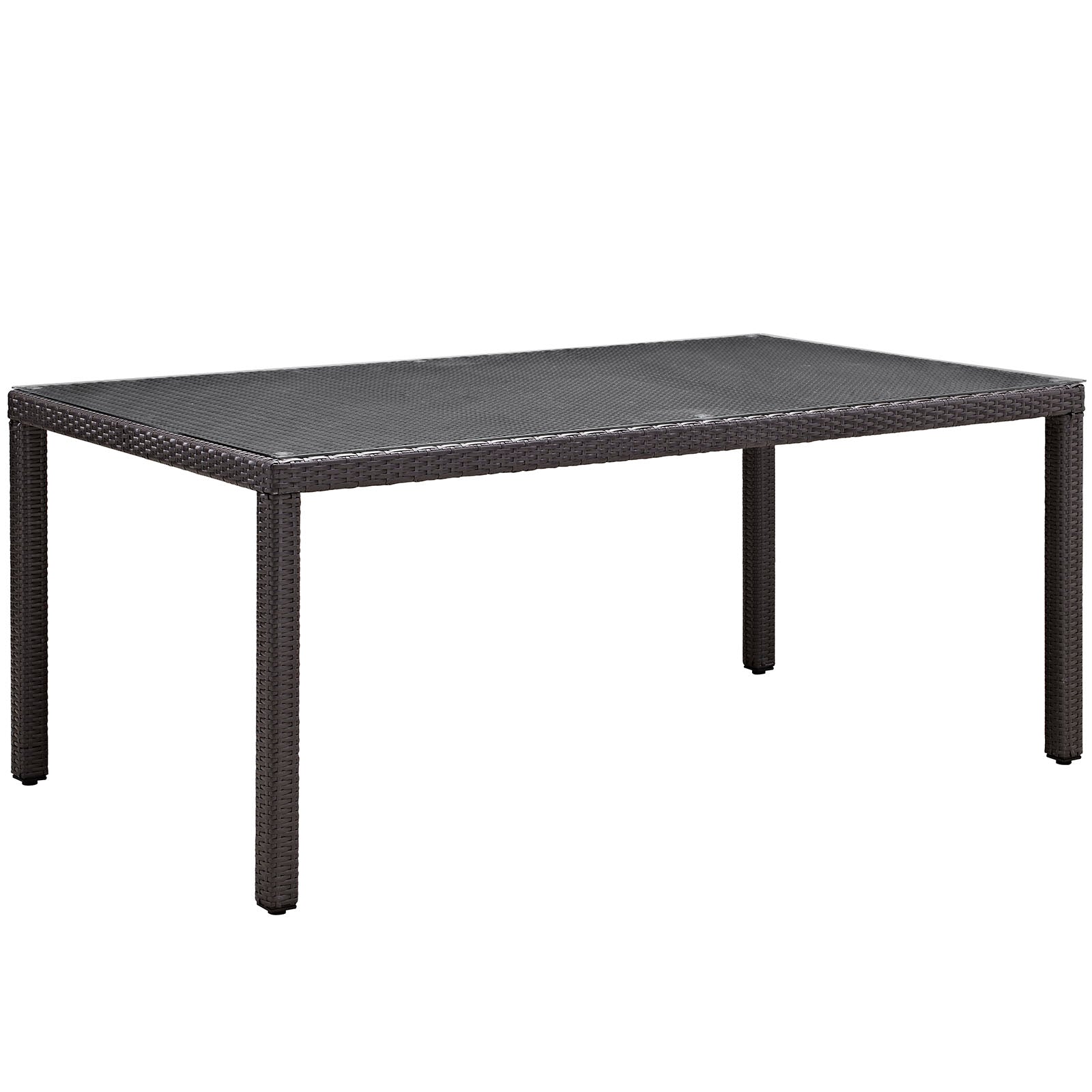 Modway Outdoor Dining Tables - Convene 70" Outdoor Dining Table Espresso