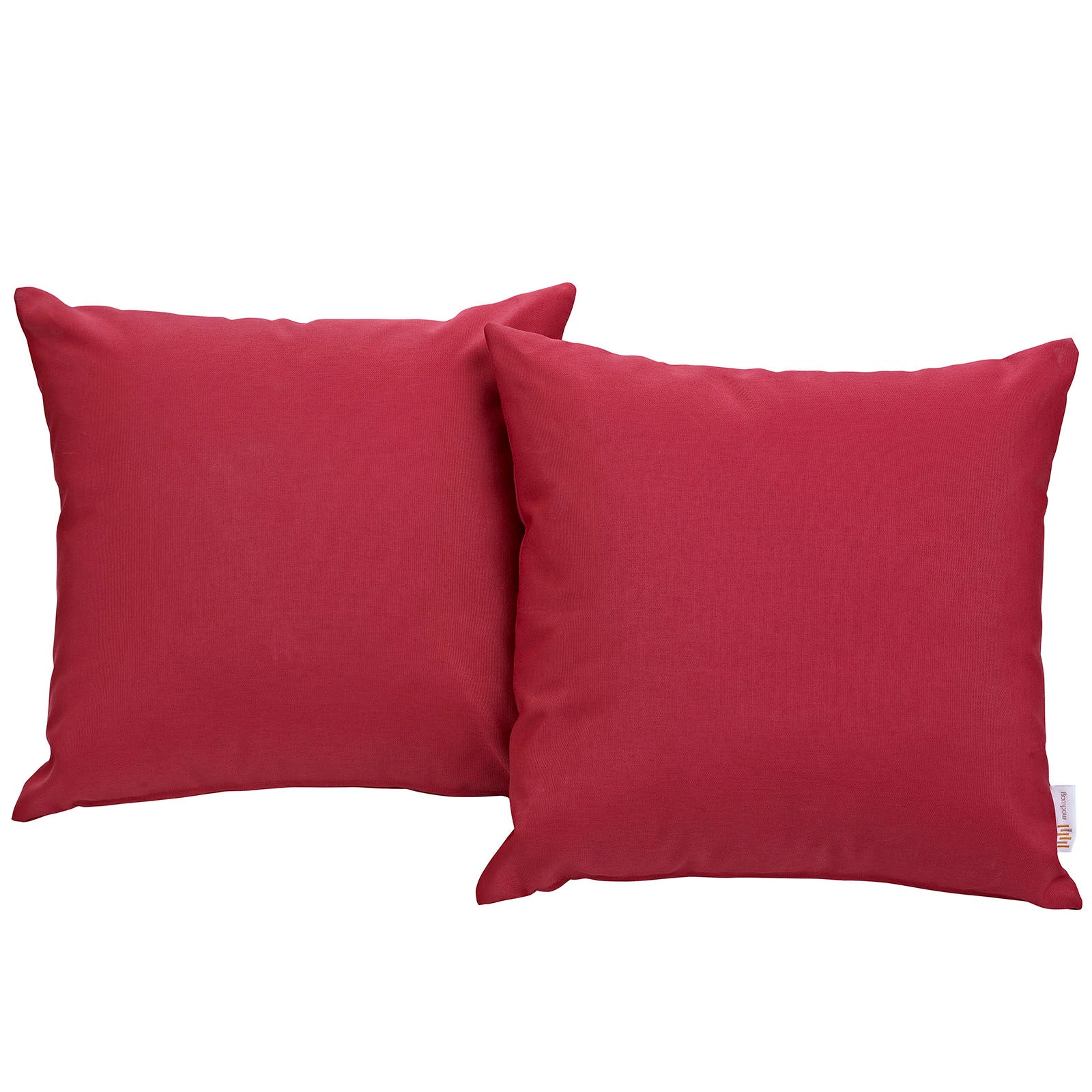 Modway Outdoor Pillows & Cushions - Convene Outdoor Patio Pillow Red (Set of 2)