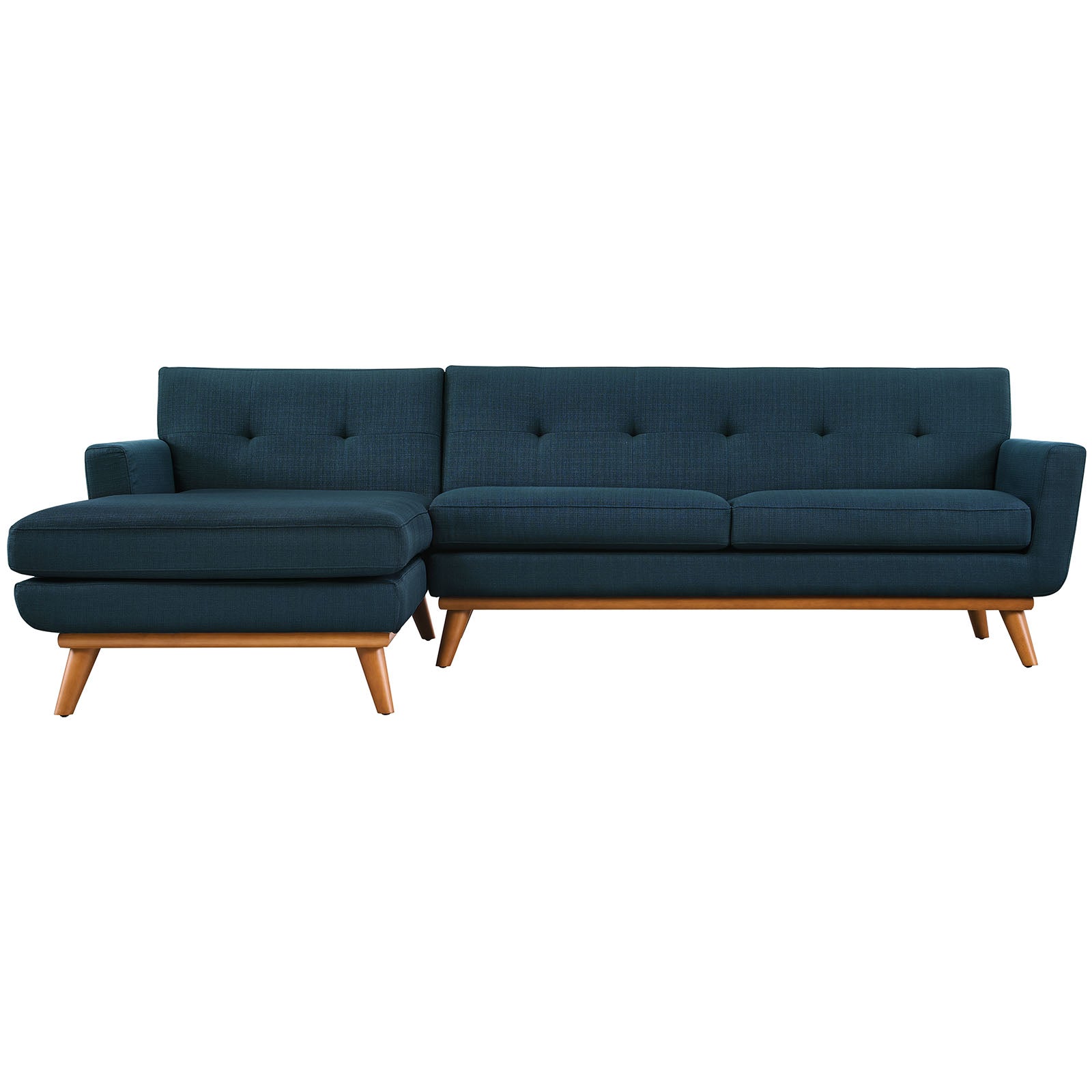 Modway Sectional Sofas - Engage Left-Facing Sectional Sofa Azure