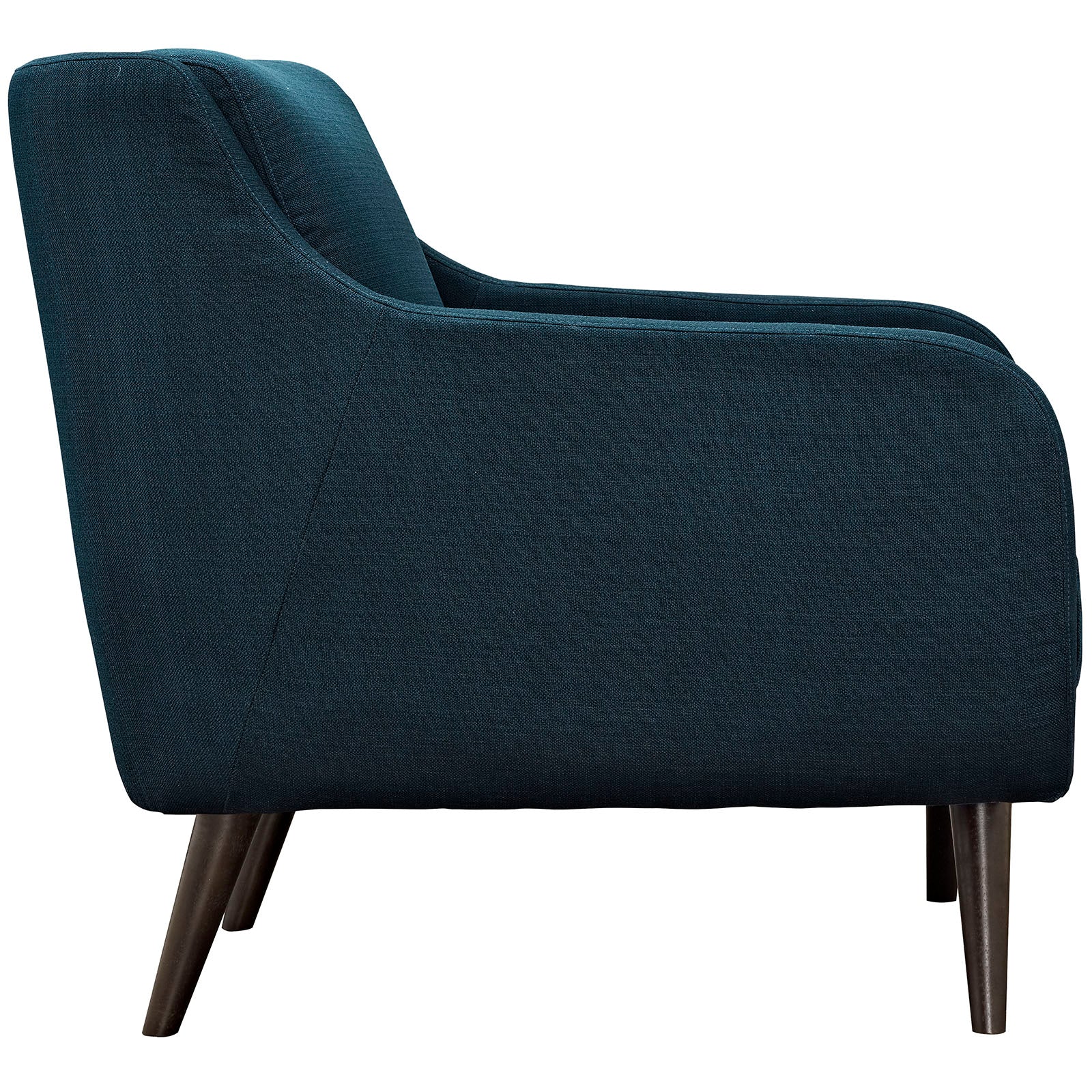 Modway Accent Chairs - Verve Upholstered Fabric Armchair Azure