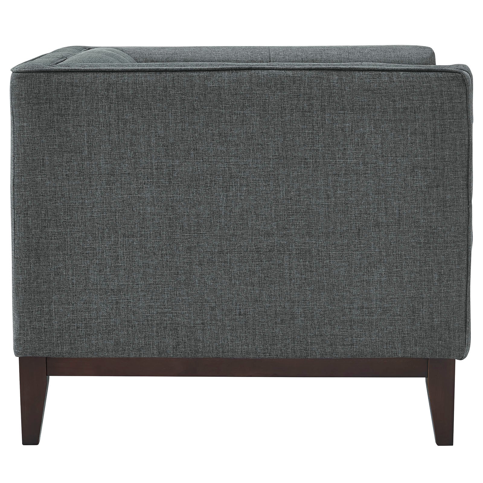 Modway Accent Chairs - Serve Upholstered Fabric Armchair Gray
