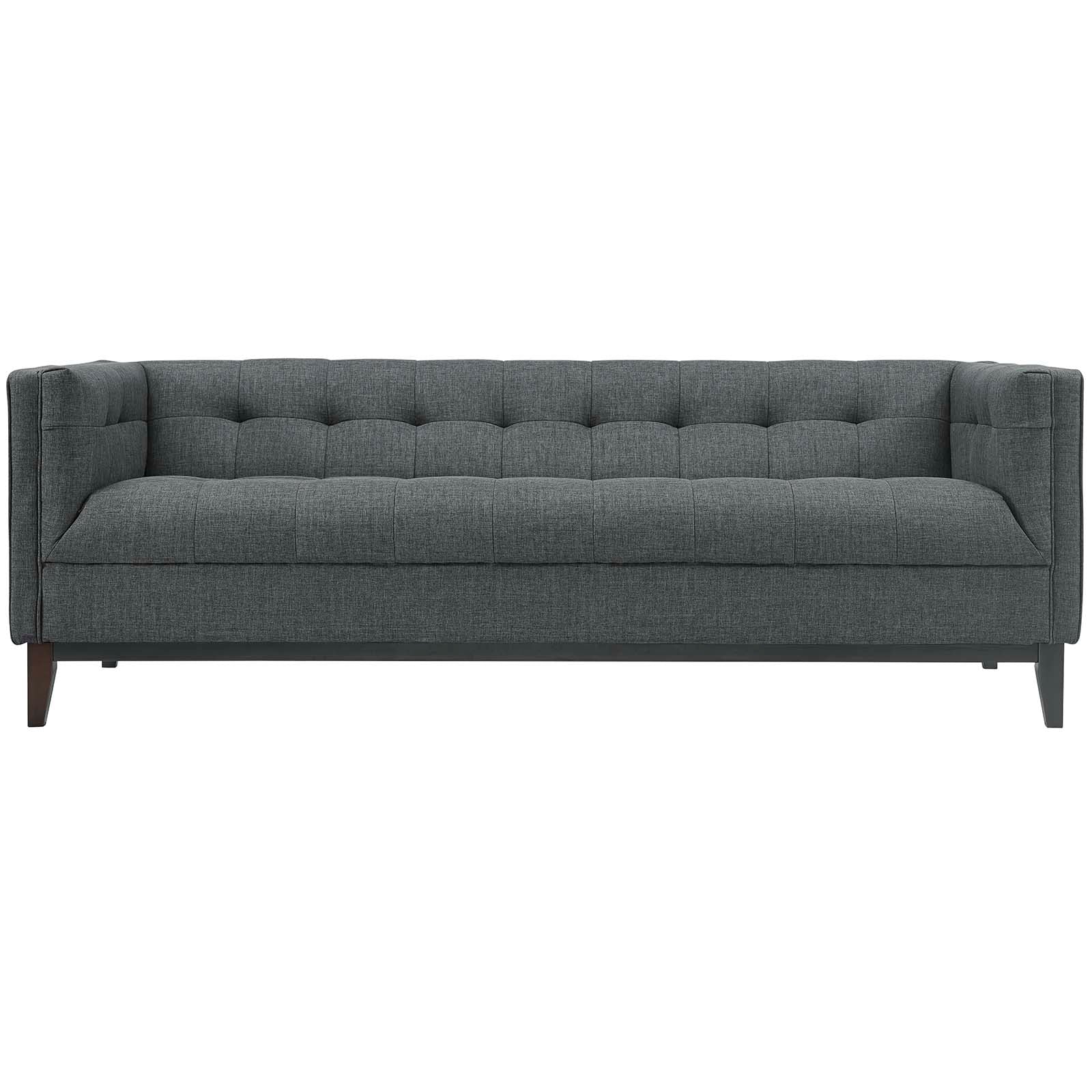 Modway Sofas & Couches - Serve Upholstered Fabric Sofa Gray