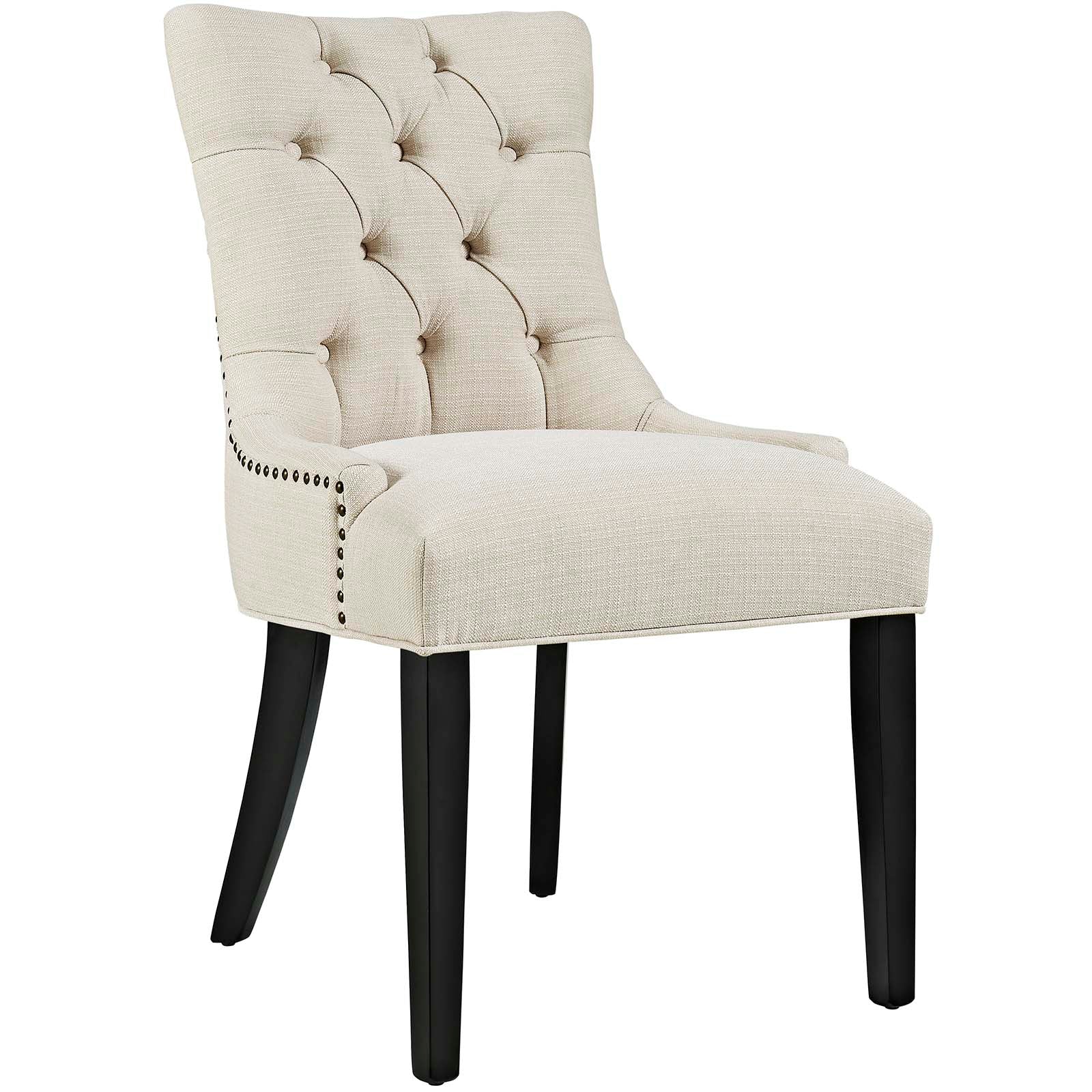 Modway Dining Chairs - Regent Tufted Dining Side Chair Beige