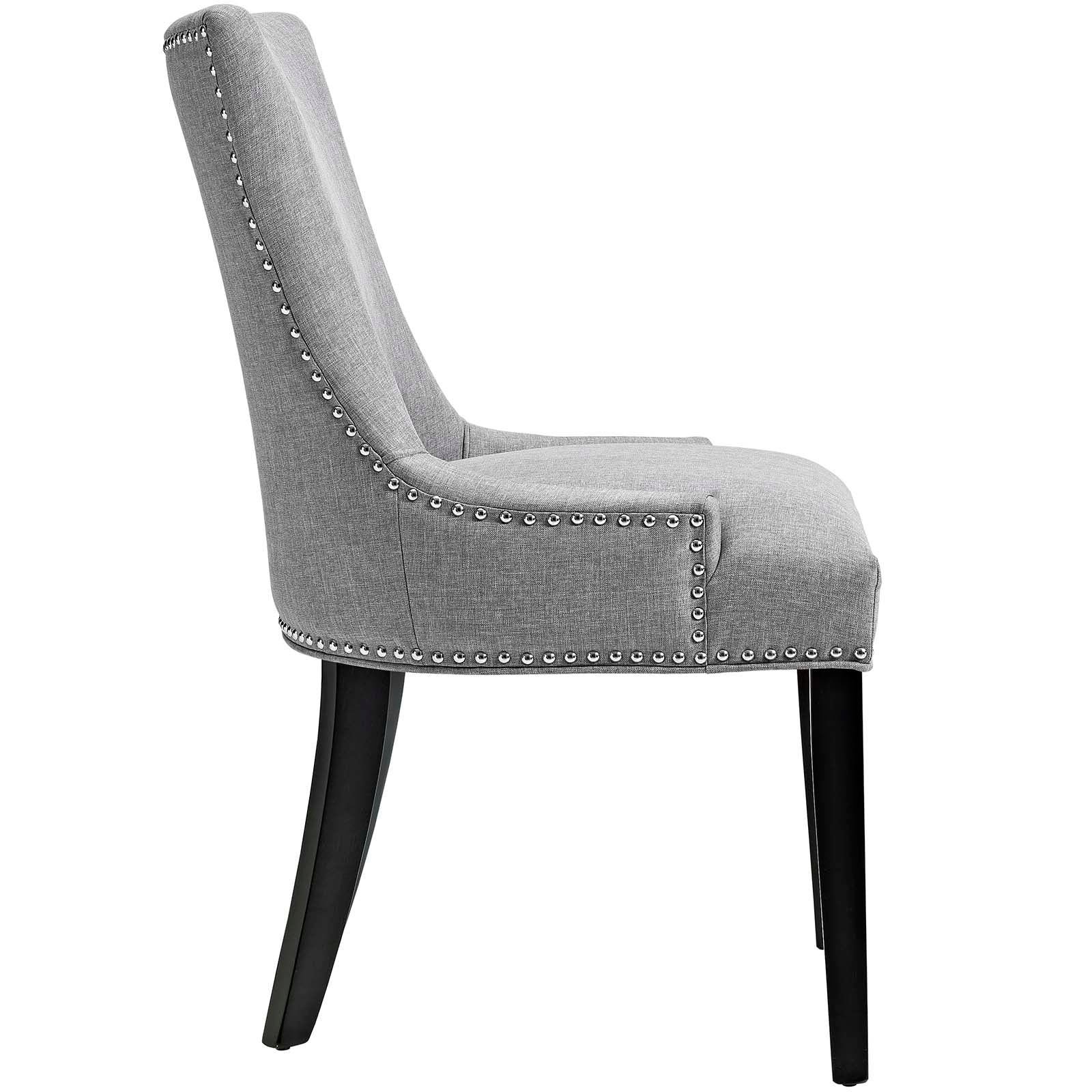 Modway Dining Chairs - Marquis Fabric Dining Chair Light Gray