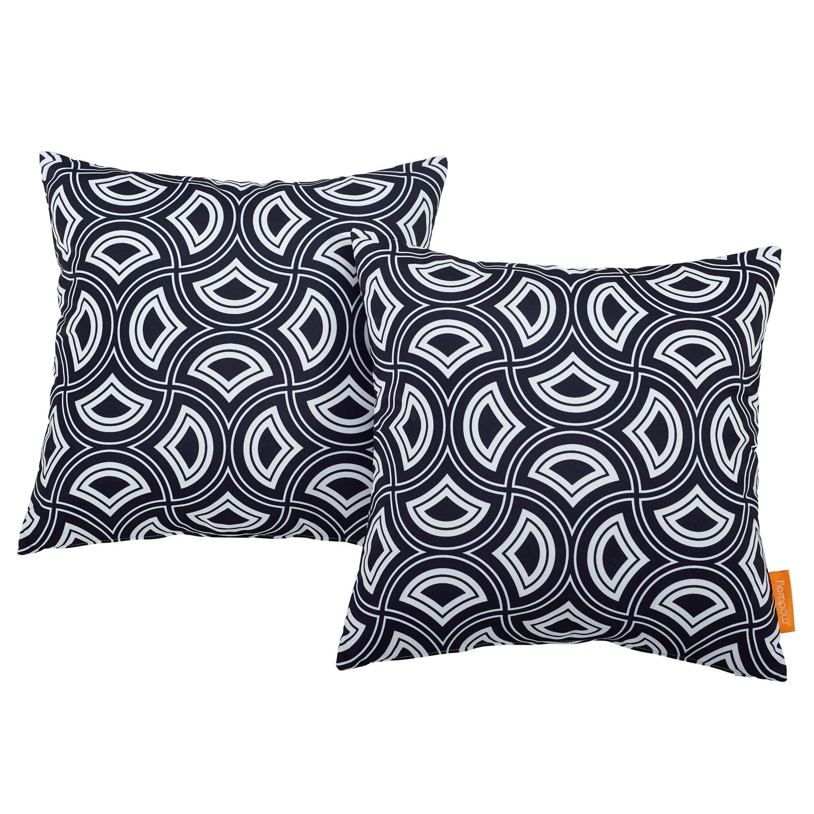 Modway Outdoor Pillows & Cushions - Modway Two Piece Outdoor Patio Pillow Set Mask