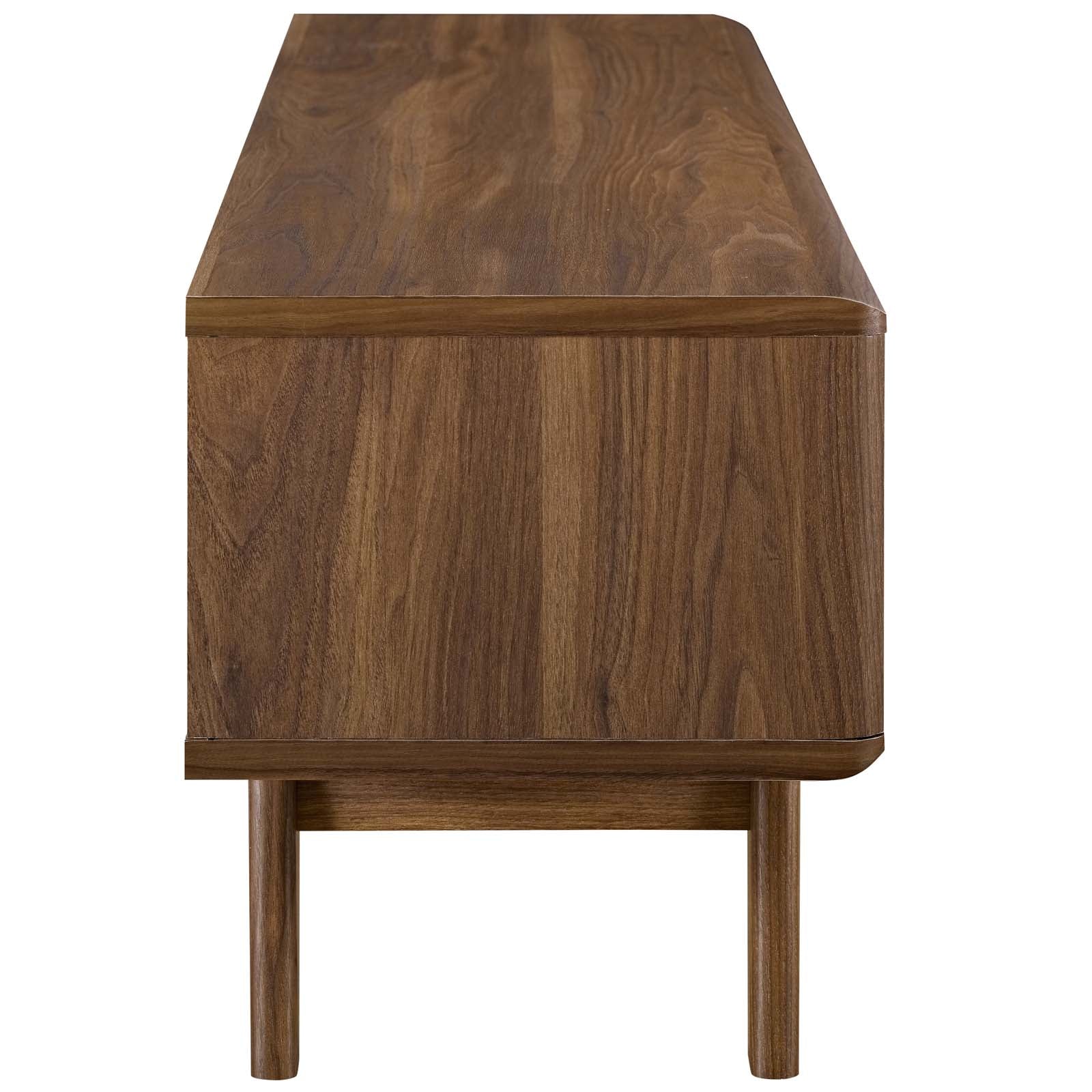 Modway TV & Media Units - Envision 48" TV Stand Walnut & White