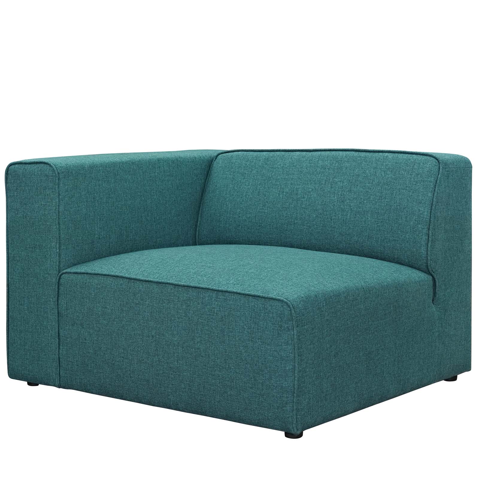 Modway Sofas & Couches - Mingle Fabric Left-Facing Sofa Teal